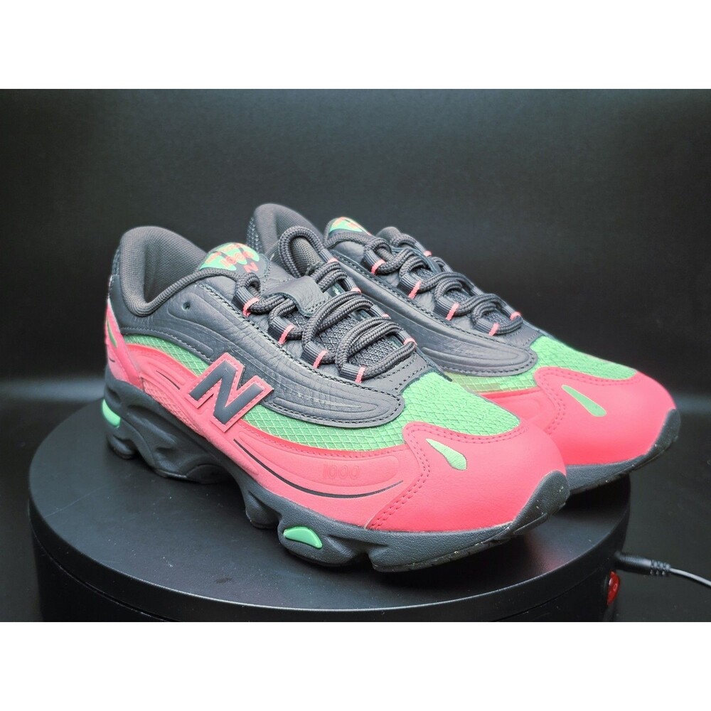 New Balance 1000 (GS) Kids Sneakers Pink/Black/Green GC1000DM SIZE 7 Women/5.5Y - Picture 6 of 8